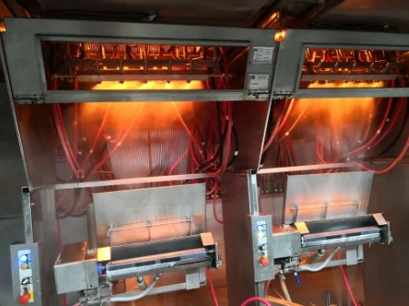 What are the core technological stages involved in fiberglass melting?